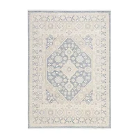 Town And Country Rein Medallion Washable Indoor Rectangular Area Rug
