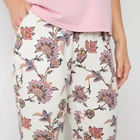 Liz Claiborne Womens Round Neck Short Sleeve 2-pc. Pajama Sets