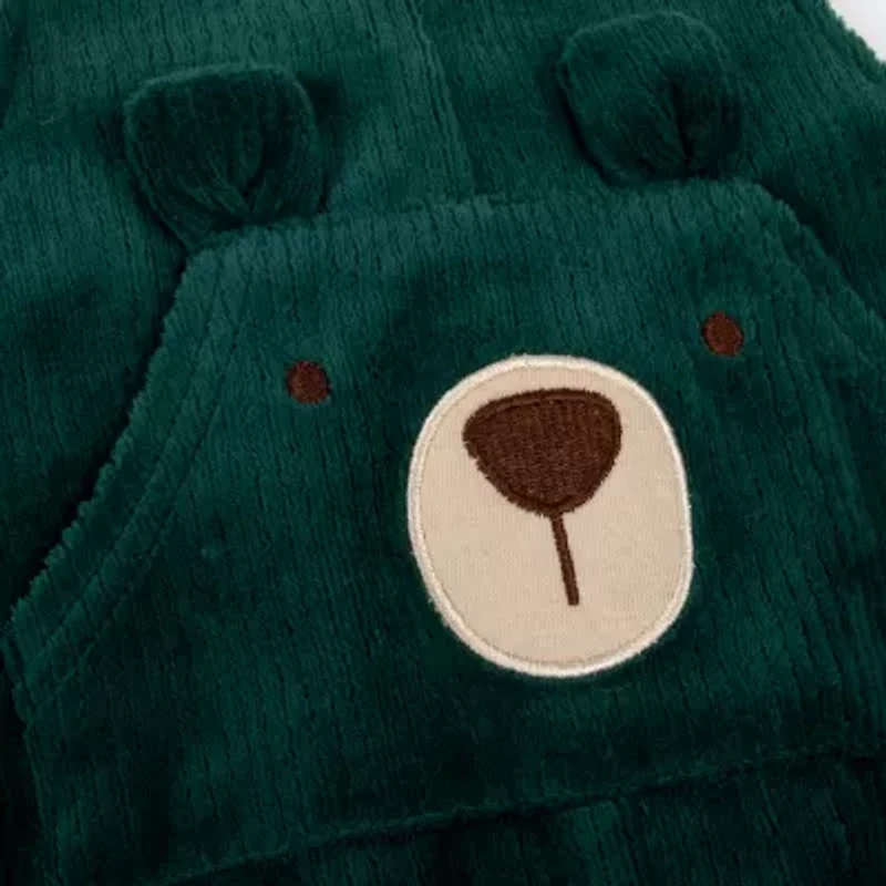 Baby Essentials Bear Boys 2-pc. Overall Set