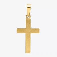 Unisex Adult 10K Gold Cross Pendant