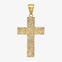 Unisex Adult 10K Gold Cross Pendant