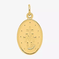 Miraculous Medal Unisex Adult 10K Gold Pendant