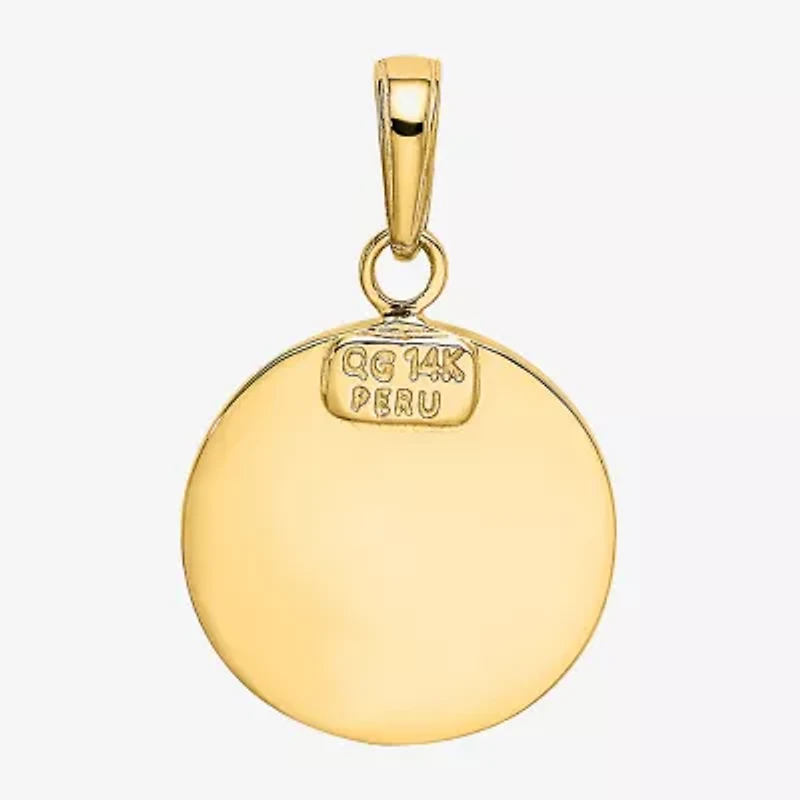 Saint Michael Unisex Adult 10K Gold Pendant