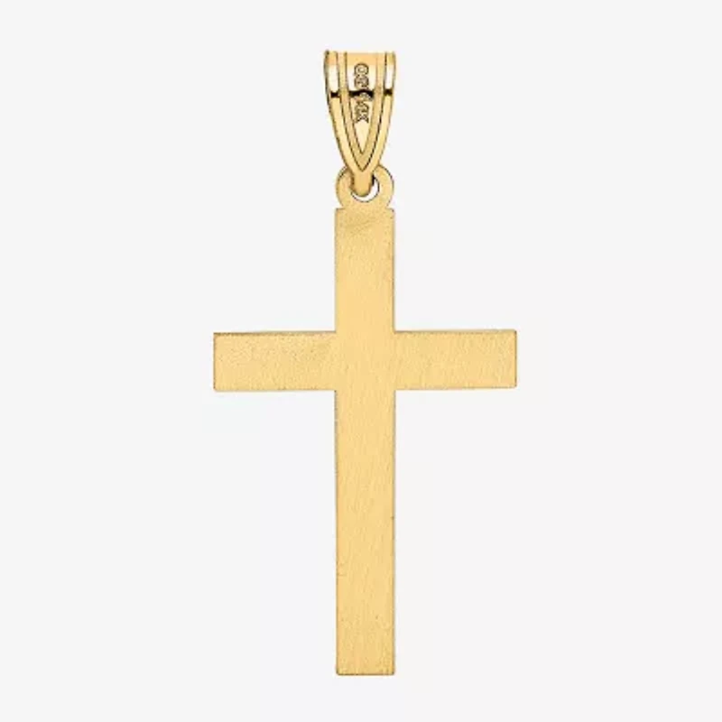 Unisex Adult 14K Gold Cross Pendant