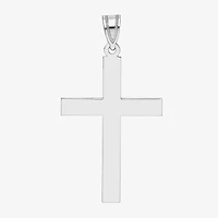 Unisex Adult 14K White Gold Cross Pendant