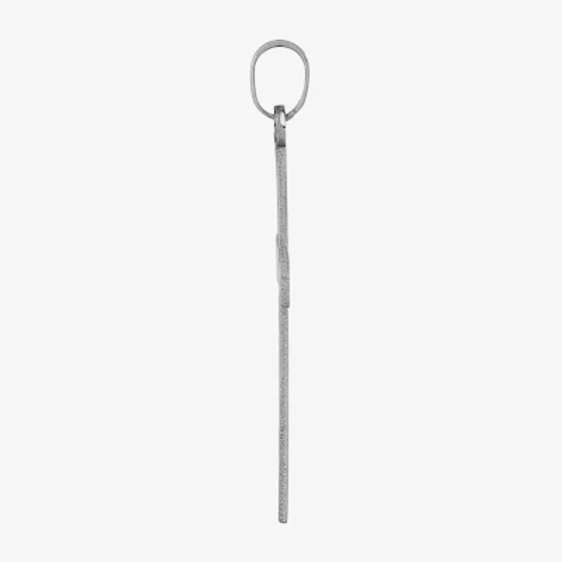 Unisex Adult 14K White Gold Cross Pendant
