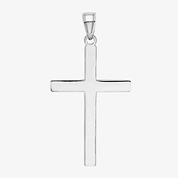 Unisex Adult 14K White Gold Cross Pendant