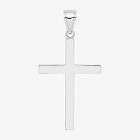 Unisex Adult 14K White Gold Cross Pendant