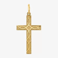 Unisex Adult 14K Gold Cross Pendant