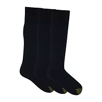 Gold Toe Ultra Tec Mens Breathable Multi-Pack 3 Pair Over the Calf Socks