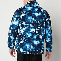 Xersion Polar Fleece Mens Long Sleeve Big and Tall Mock Neck Top