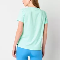 Xersion Womens Cotton Crew Neck Short Sleeve T-Shirt