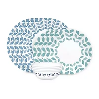 Corelle Northern Pines 12-pc. Glass Dinnerware Set