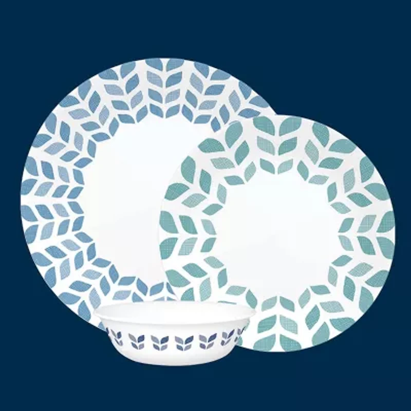 Corelle Northern Pines 12-pc. Glass Dinnerware Set