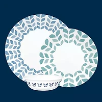 Corelle Northern Pines 12-pc. Glass Dinnerware Set