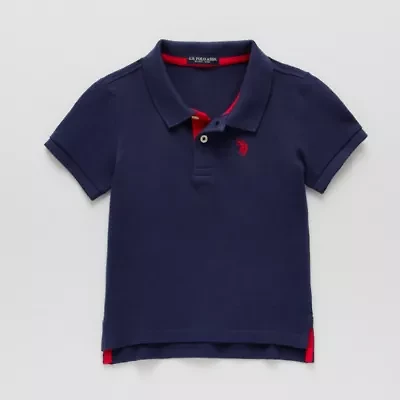U.S. Polo Assn. Toddler Boys Short Sleeve Classic Fit Shirt