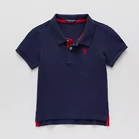 U.S. Polo Assn. Toddler Boys Short Sleeve Classic Fit Shirt