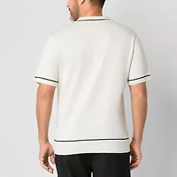 Stafford Mens Short Sleeve Regular Fit Button-Down Shirt
