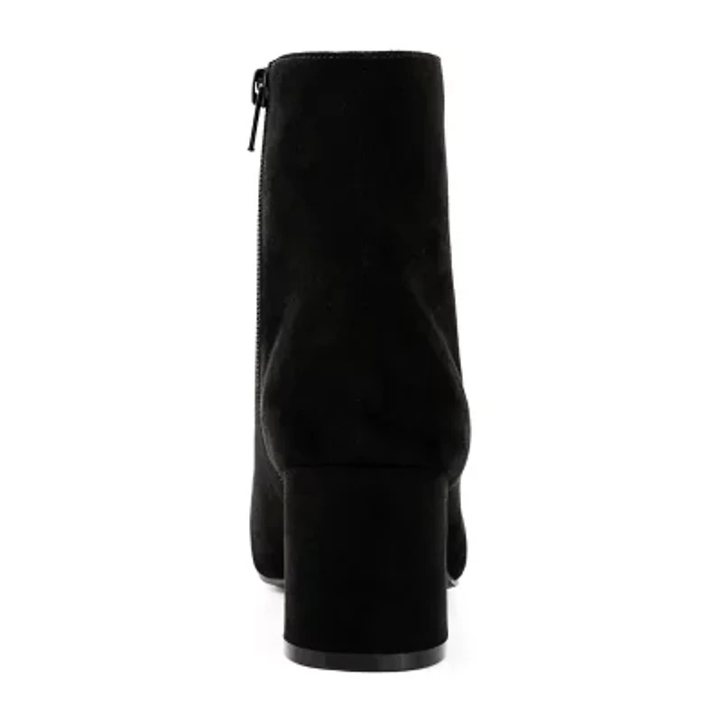 Sugar Womens Nightlife Block Heel Booties