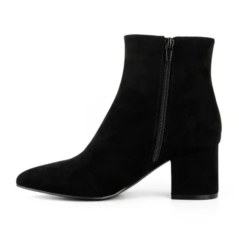 Sugar Womens Nightlife Block Heel Booties