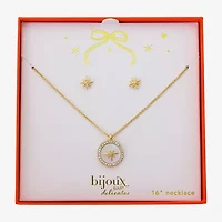 Bijoux Bar Delicates Gold Tone Womens 16 Inch Cable Chain Necklace