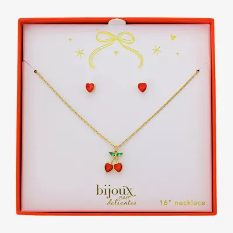 Bijoux Bar Delicates Gold Tone Womens 16 Inch Cable Chain Necklace