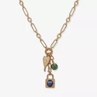 a.n.a Gold Tone Womens 30 Inch Strand Necklace