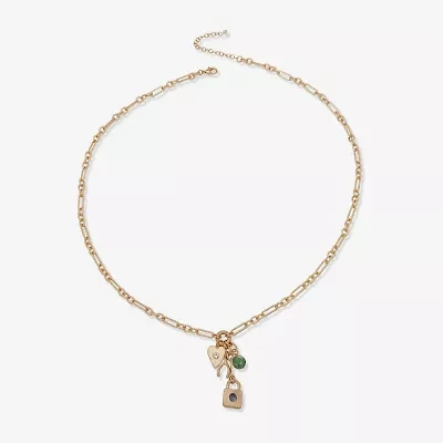 a.n.a Gold Tone Womens 30 Inch Strand Necklace