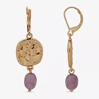 a.n.a Gold Tone Womens Drop Earrings