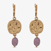 a.n.a Gold Tone Womens Drop Earrings