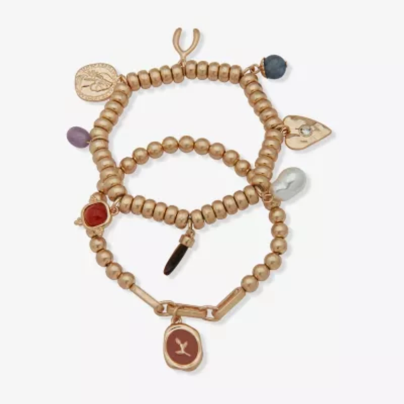 a.n.a Gold Tone Womens 2-pc. Bracelet Set
