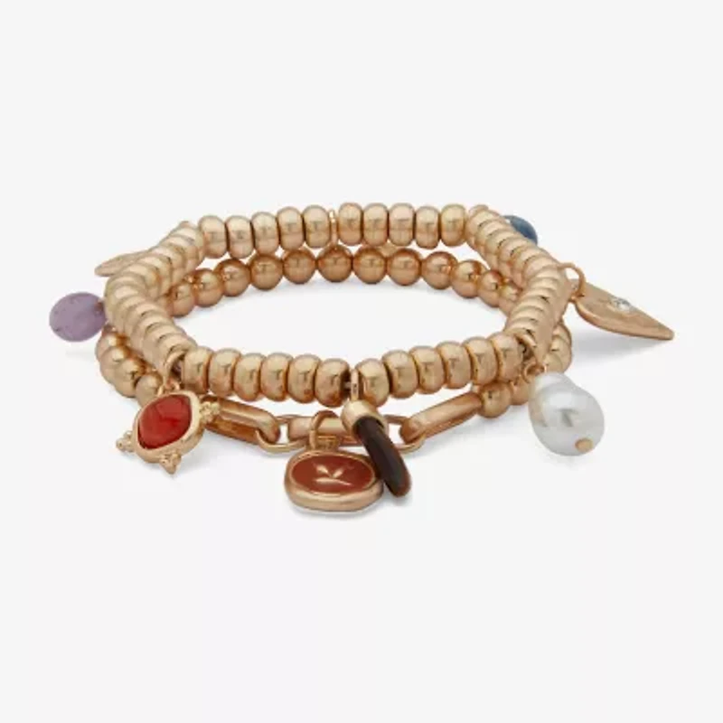a.n.a Gold Tone Womens 2-pc. Bracelet Set