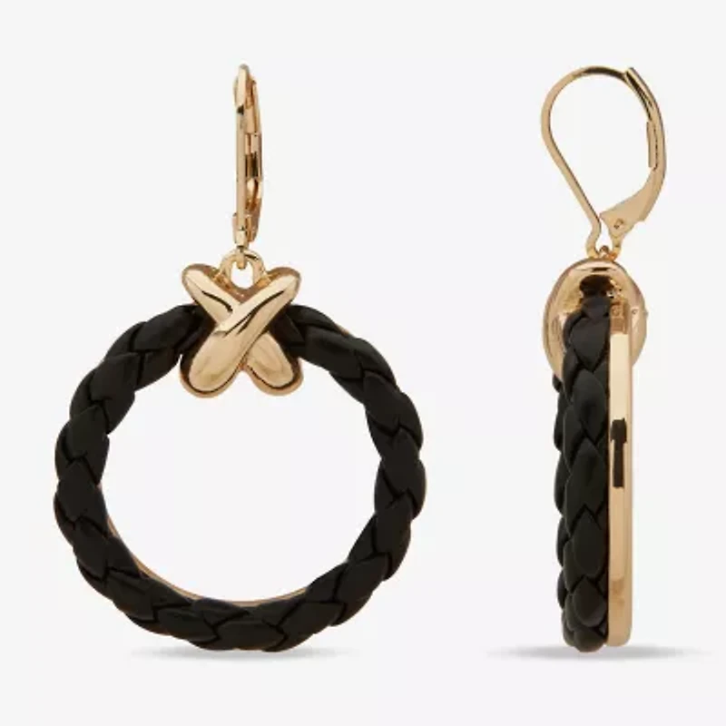 Worthington Gold Tone Womens Drop Earrings