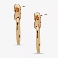 Worthington Gold Tone Womens Drop Earrings