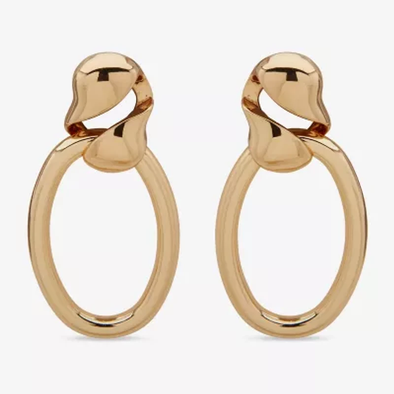 Worthington Gold Tone Womens Drop Earrings