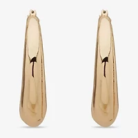 Worthington Gold Tone Womens 35.5mm Hoop Earrings