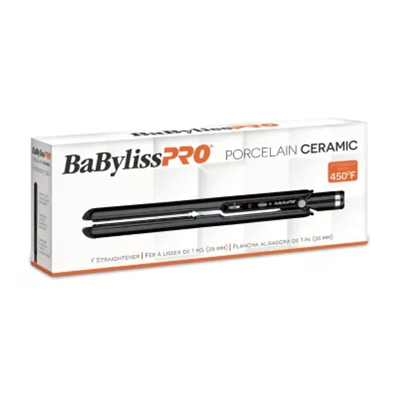 BaBylissPRO® Porcelain Ceramic 1" Straightening Iron