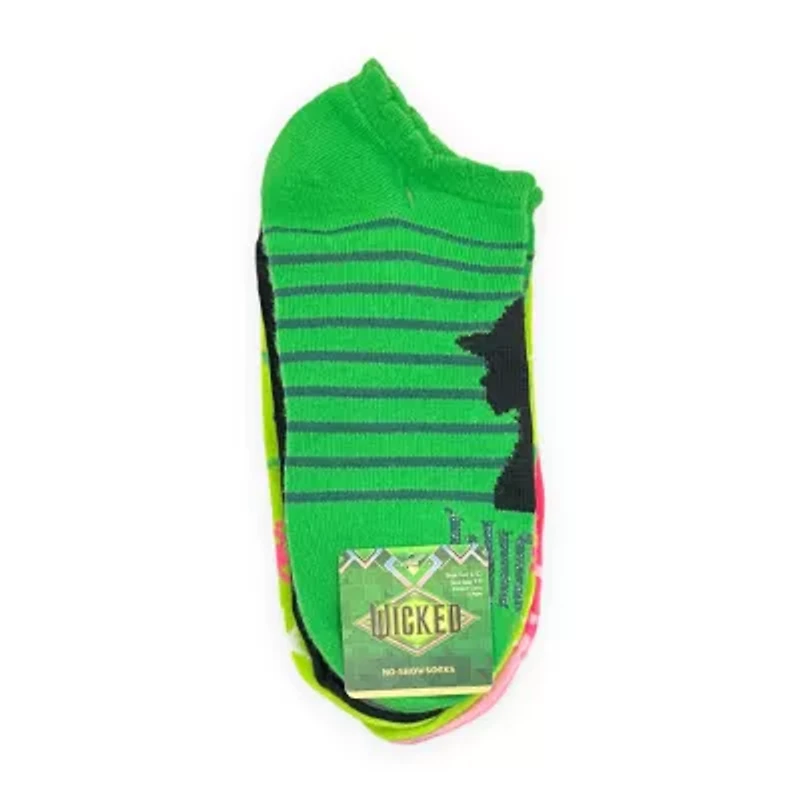 Wicked Womens Multi-Pack 5 Pair No Show Socks