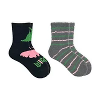 Wicked Cozy Womens 2 Pair Crew Socks