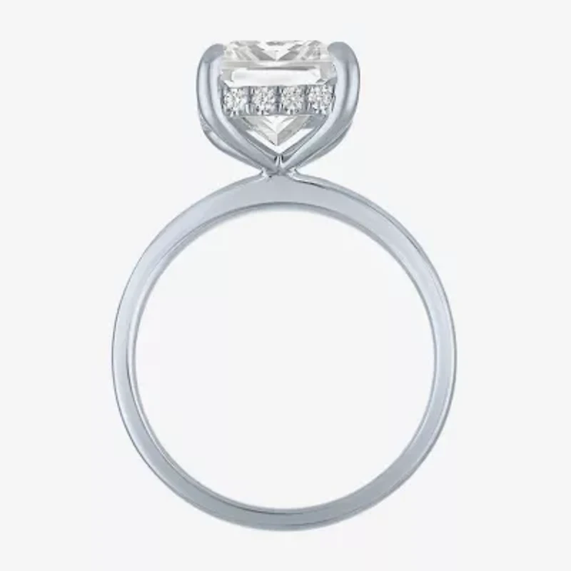 Signature By Modern Bride (E-F / Vs1-Vs2) Womens 4 1/7 Ct. T.W. Lab Grown White Diamond 14K Gold Solitaire Engagement Ring