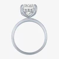Signature By Modern Bride (E-F / Vs1-Vs2) Womens 4 1/7 Ct. T.W. Lab Grown White Diamond 14K Gold Solitaire Engagement Ring