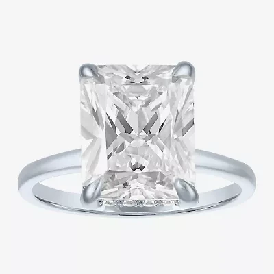 Signature By Modern Bride (E-F / Vs1-Vs2) Womens 4 1/7 Ct. T.W. Lab Grown White Diamond 14K Gold Solitaire Engagement Ring