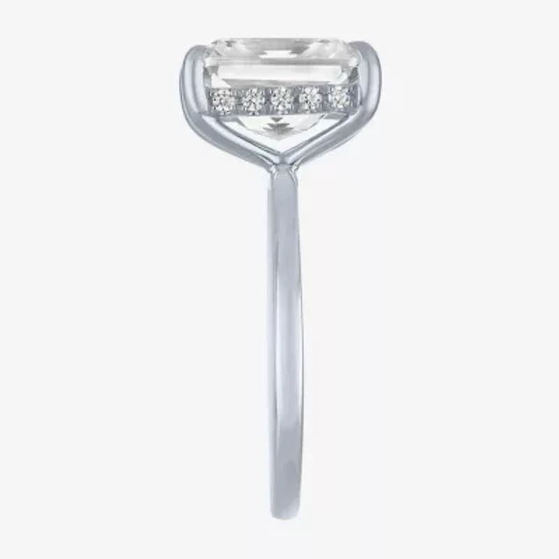 Signature By Modern Bride (E-F / Vs1-Vs2) Womens 4 1/7 Ct. T.W. Lab Grown White Diamond 14K Gold Solitaire Engagement Ring