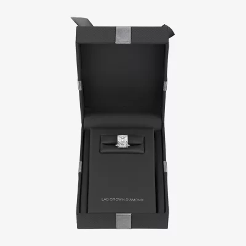 Signature By Modern Bride (E-F / Vs1-Vs2) Womens 4 1/7 Ct. T.W. Lab Grown White Diamond 14K Gold Solitaire Engagement Ring