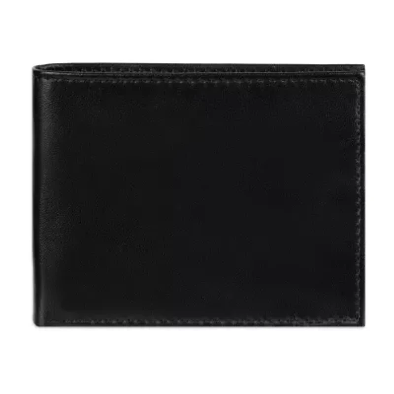 Stafford Mens Extra Capacity Personalized RFID Blocking Bifold Wallet