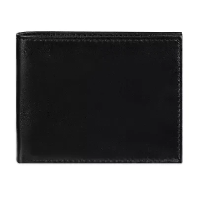Stafford Mens Extra Capacity Personalized RFID Blocking Bifold Wallet