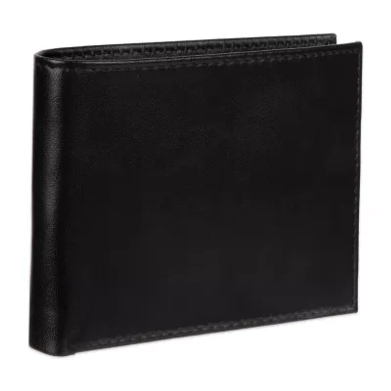 Stafford Mens Extra Capacity Personalized RFID Blocking Bifold Wallet