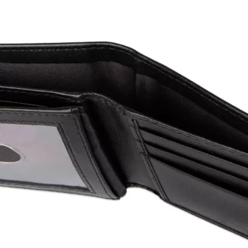 Stafford Mens Extra Capacity Personalized RFID Blocking Bifold Wallet