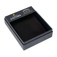 Stafford Mens Extra Capacity Personalized RFID Blocking Bifold Wallet