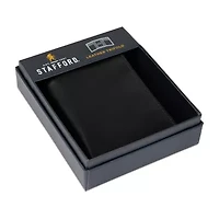 Stafford Mens Personalized RFID Blocking Trifold Wallet